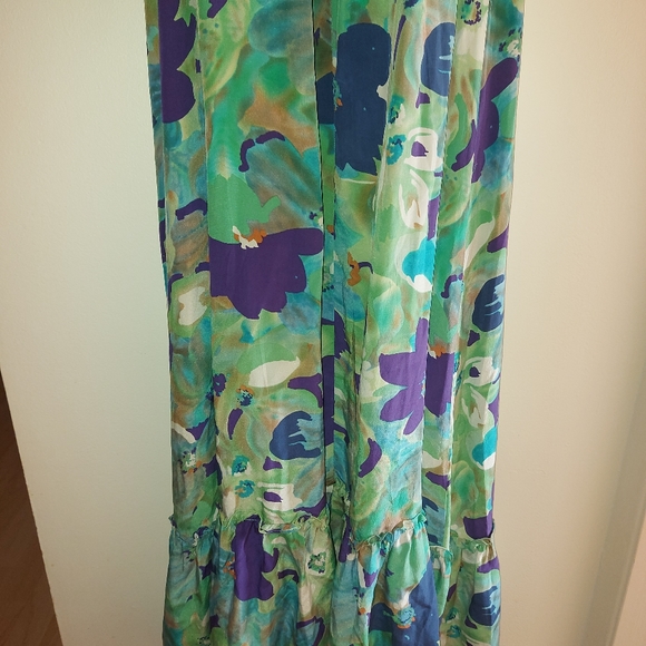 Guess By Marciano Bouguet Silk Floral Maxi Dress - Picture 8 of 9